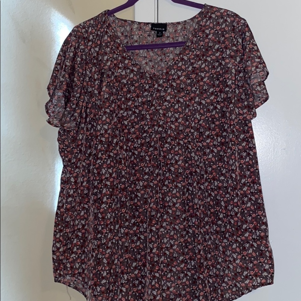 Beautiful floral blouse